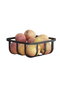 Hermia Organizador de Cocina SM038-B, Metal, Negro, 47 x 32 x 31 cm, 2 Piezas - Solución de Almacenamiento Resistente y Elegante para Utensilios y Especias